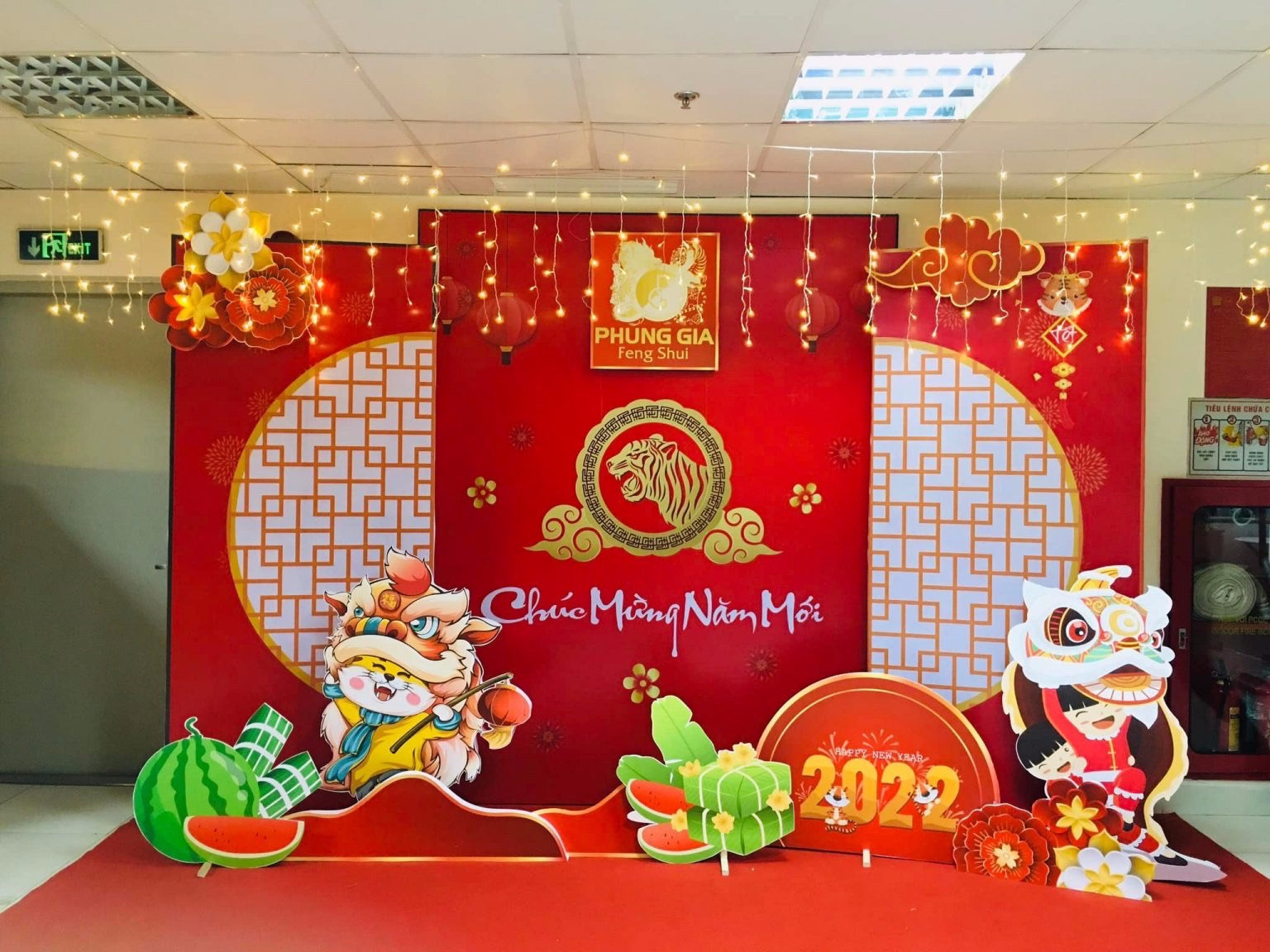 Dịch vụ trang trí Tết ở Quốc Tử Giám