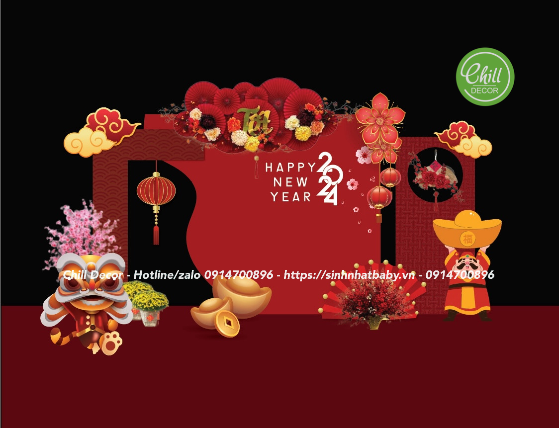 Dịch vụ trang trí Tết ở Hoàng Liệt