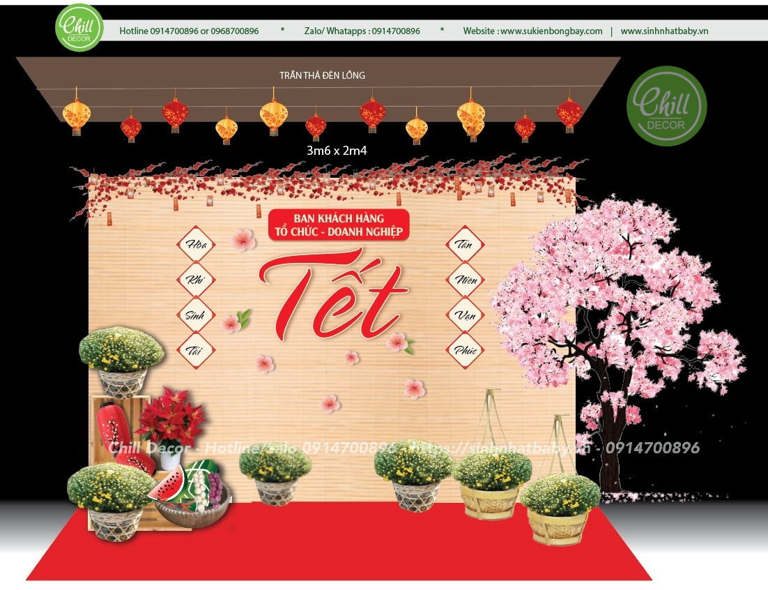 Dịch vụ trang trí Tết ở Thanh Nhàn
