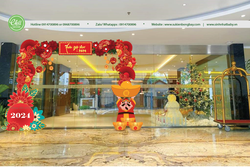 Dịch vụ trang trí Tết ở Trúc Bạch