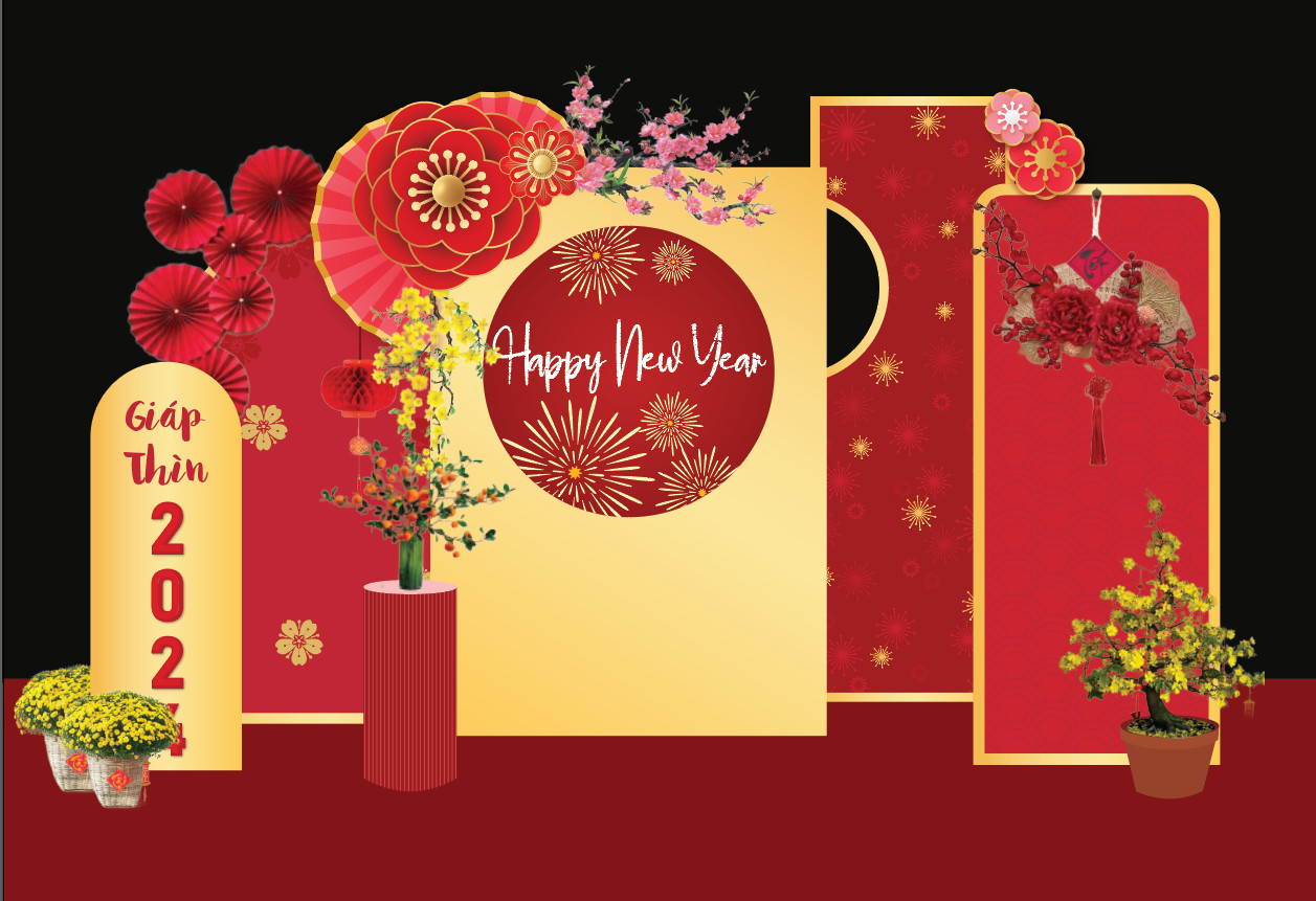 Dịch vụ trang trí Tết ở Hàng Bạc