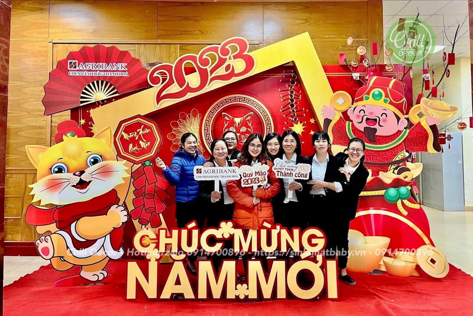 Dịch vụ trang trí Tết ở Quỳnh Mai