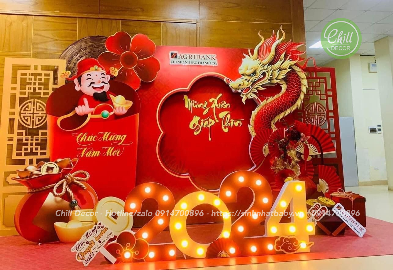 Dịch vụ trang trí Tết ở Đống Mác