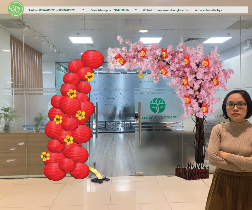 Dịch vụ trang trí Tết ở Cống Vị