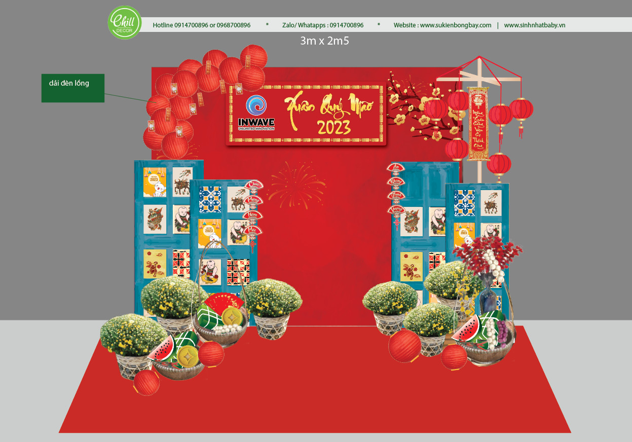 Dịch vụ trang trí Tết ở Quan Hoa
