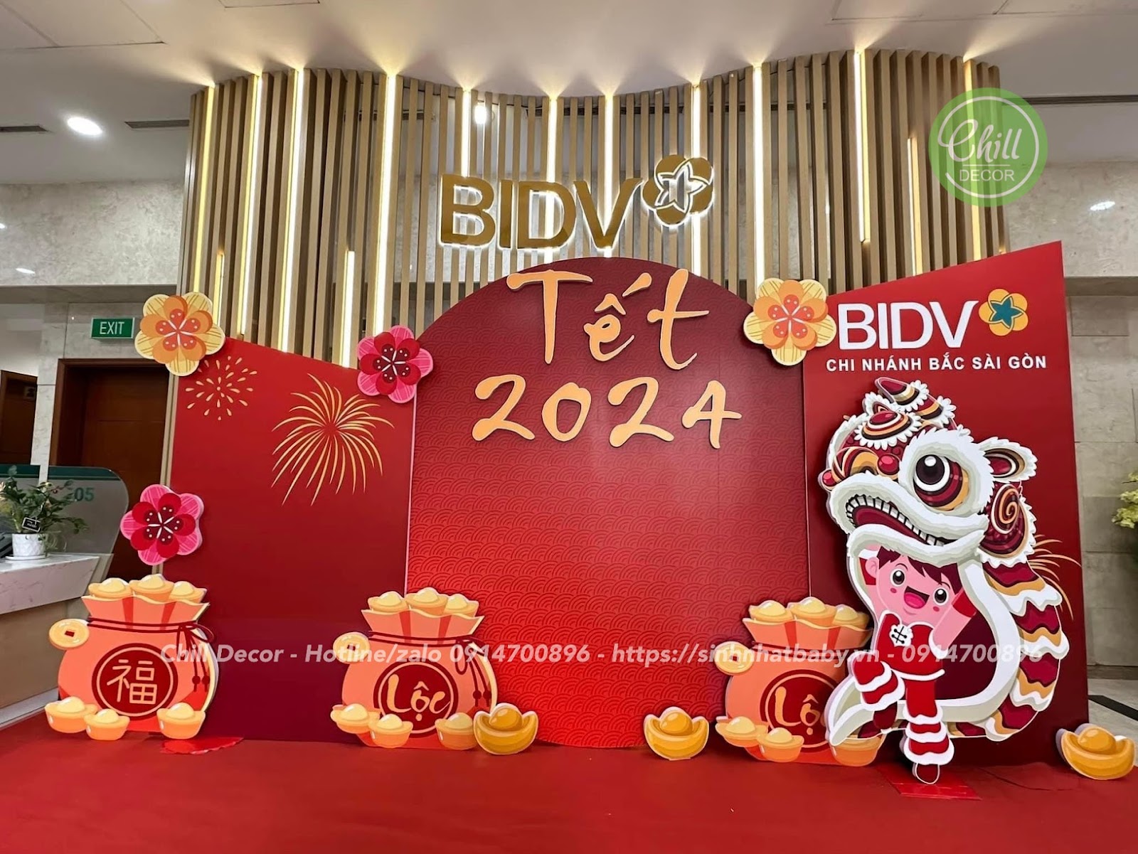 Dịch vụ trang trí Tết ở Trung Liệt