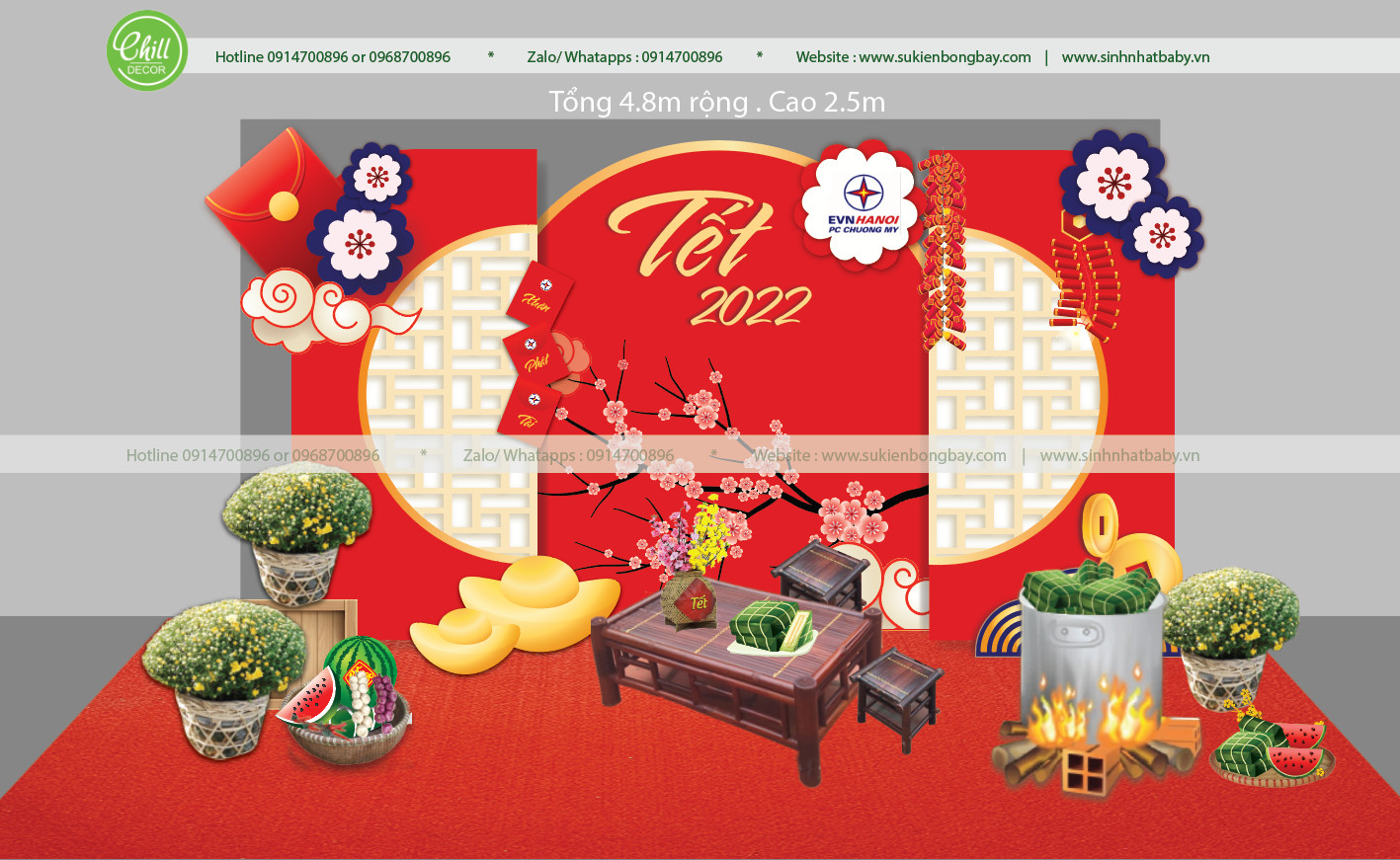 Dịch vụ trang trí Tết ở Phúc Tân