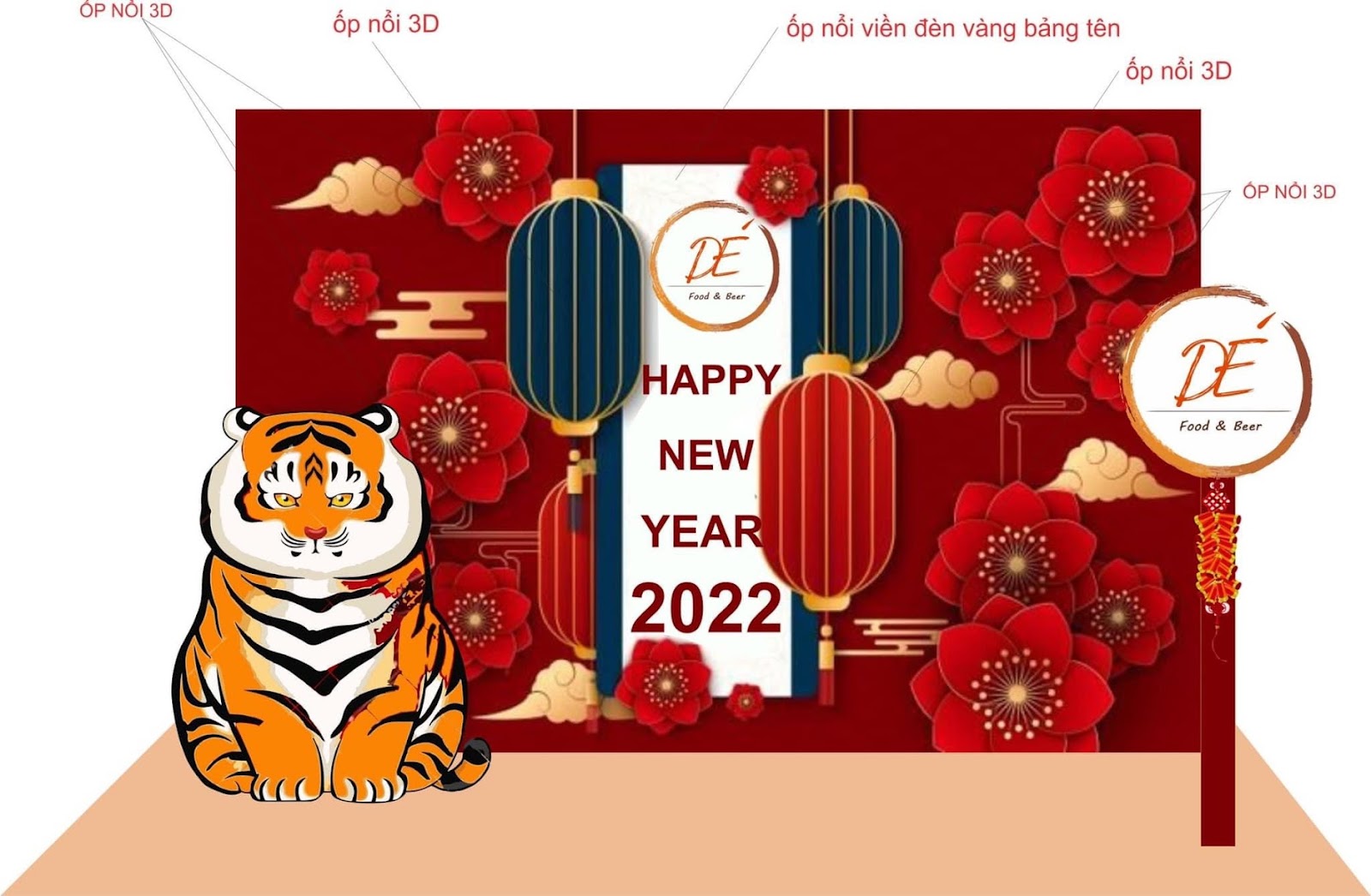 Dịch vụ trang trí Tết ở Tây Tựu