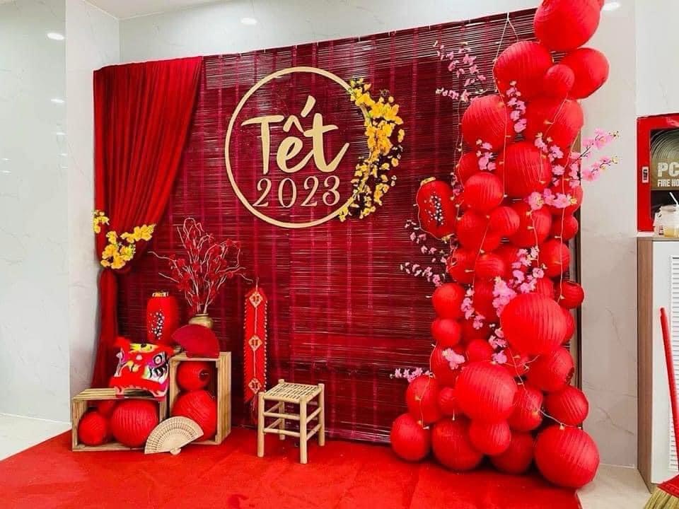 Dịch vụ trang trí Tết ở khu đô thị Mandarin Garden