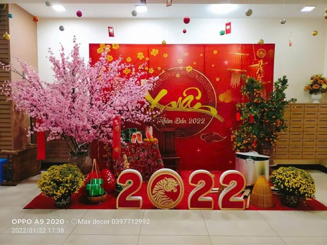 Trang trí Tết 2027 ở Nguyễn Tuân, Thanh Xuân