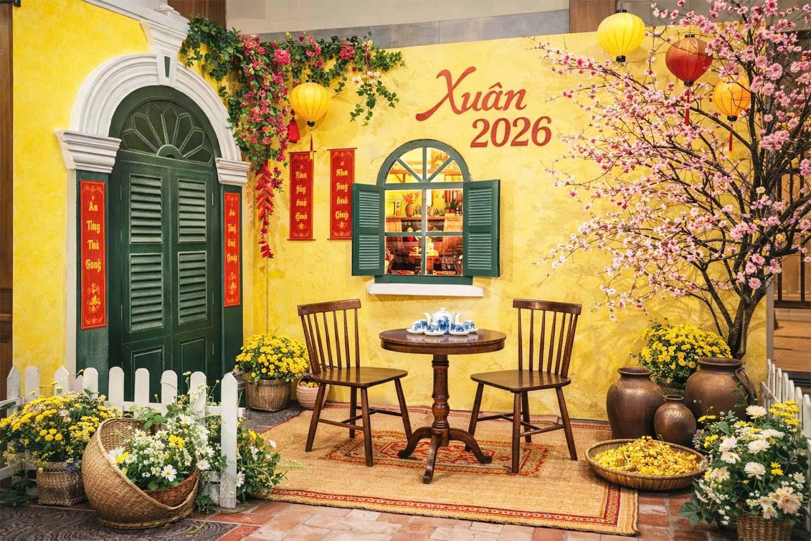 BackTết và cổng chào Tết tại Hà Nội - Tết Decor